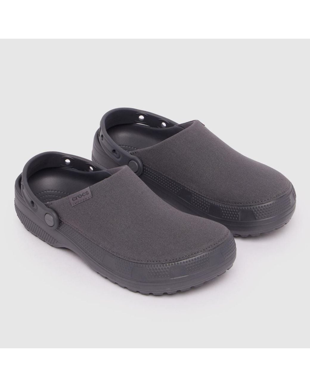 CROCSTM Gray Classic Crafted Clog Sandals for men