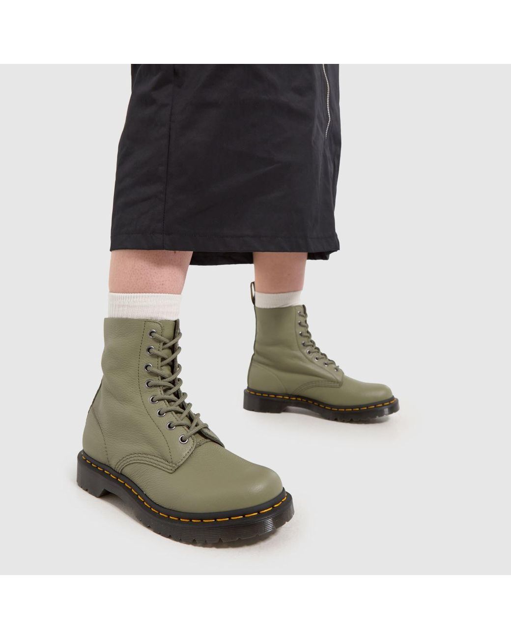 Dr. Martens 1460 Pascal Boots In in Green Lyst UK