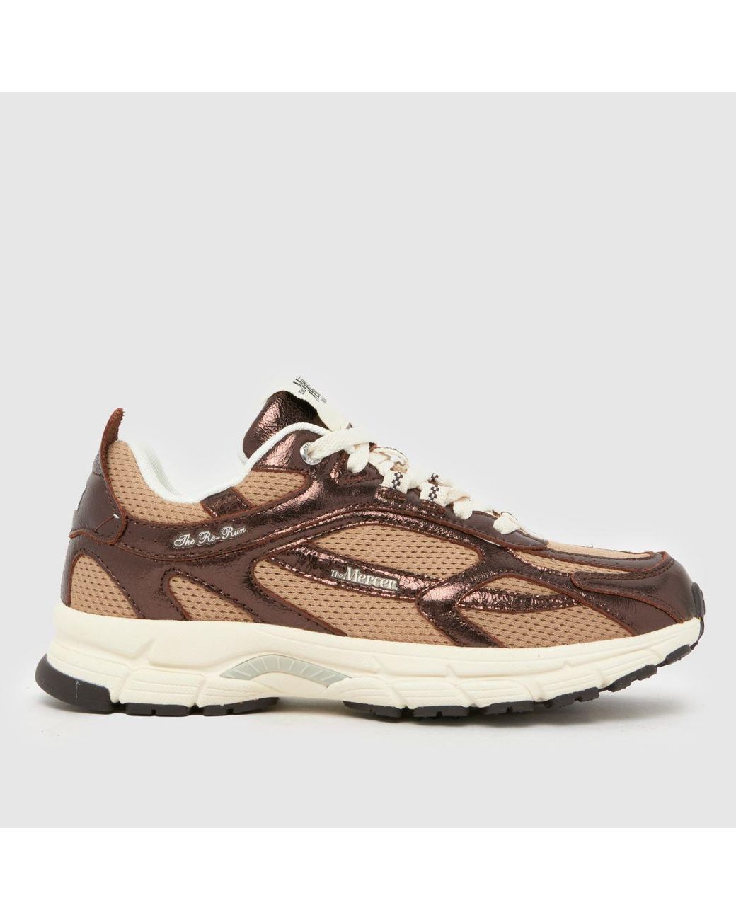 Mercer Brown Re-Run Cracked Trainers