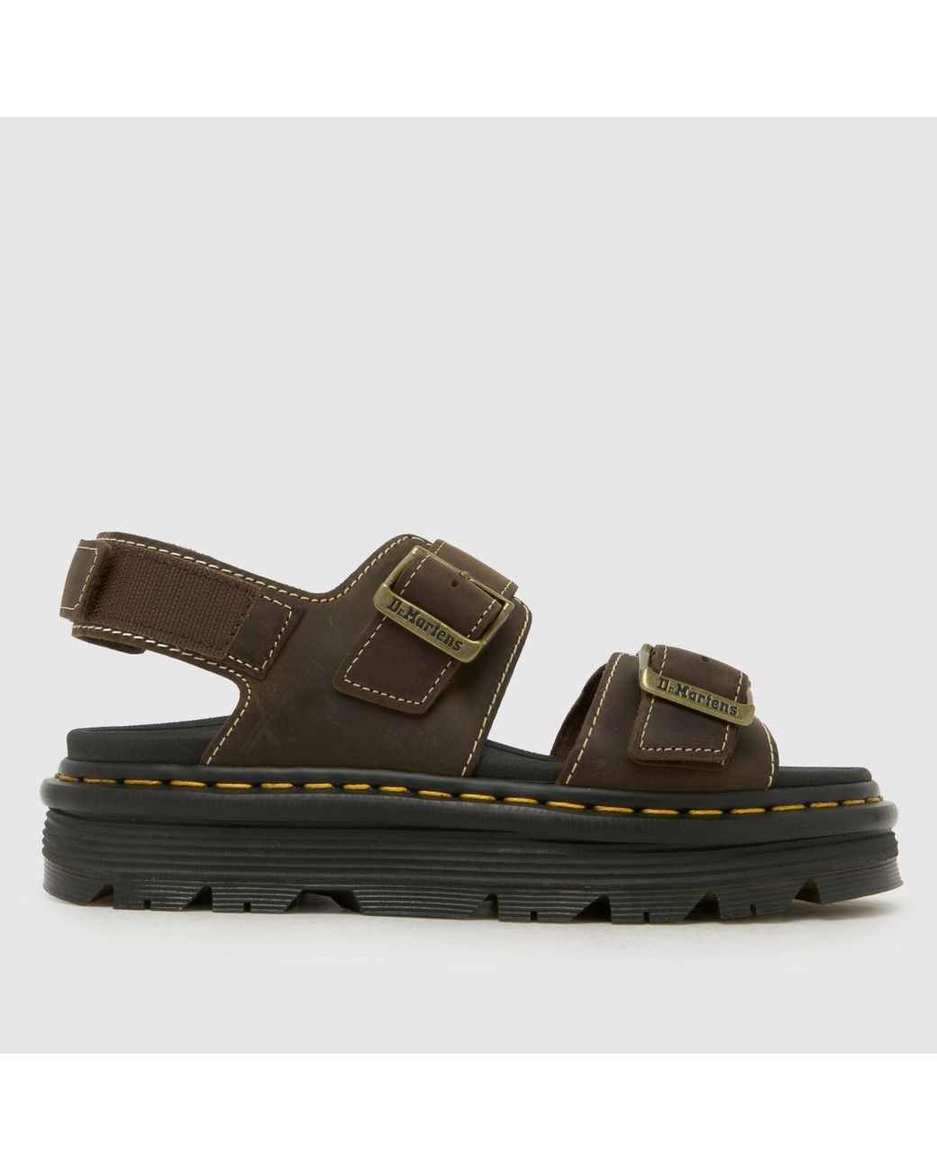 Dr. Martens Brown Zebzag Sandals