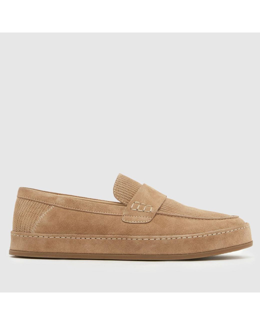 Schuh Natural Racer Suede Loafer Shoes for men