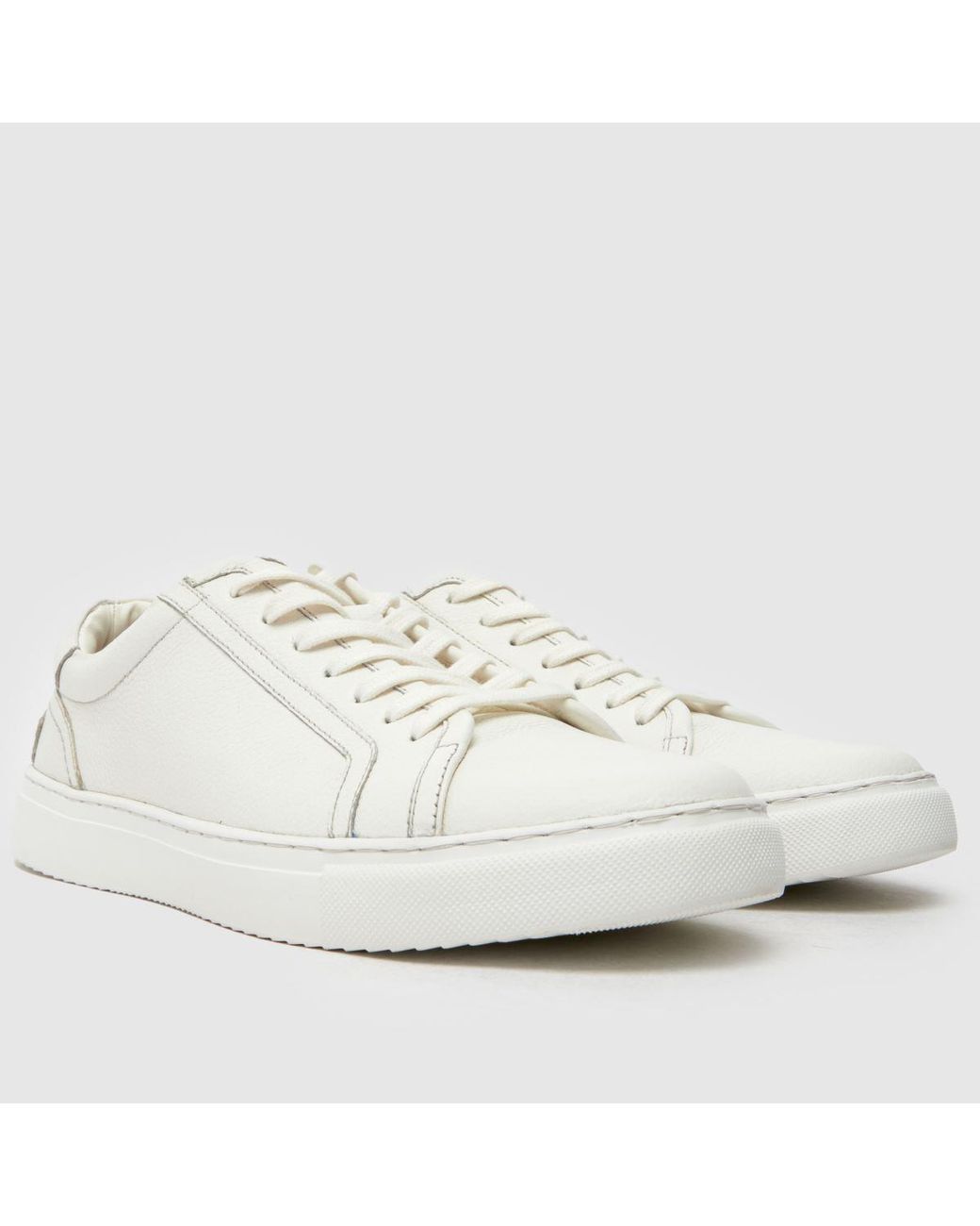 Schuh White Whit Casual Trainers for men