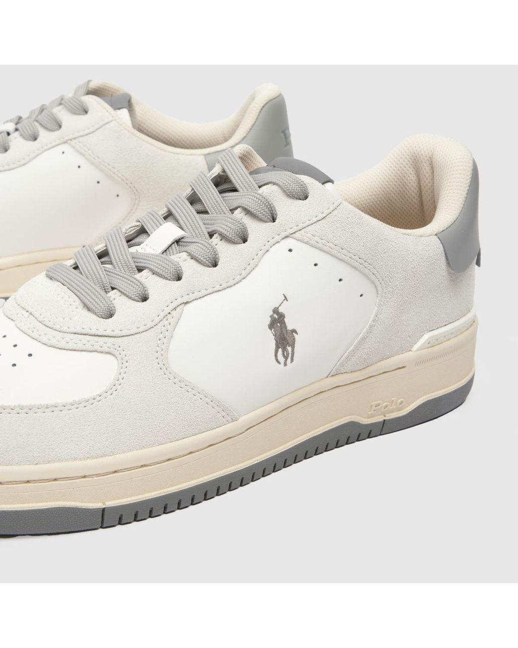 Polo Ralph Lauren Masters Court Trainers In in White for Men Lyst UK