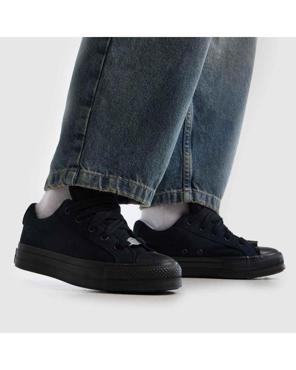 Converse Black All Star Ox Extreme Trainers