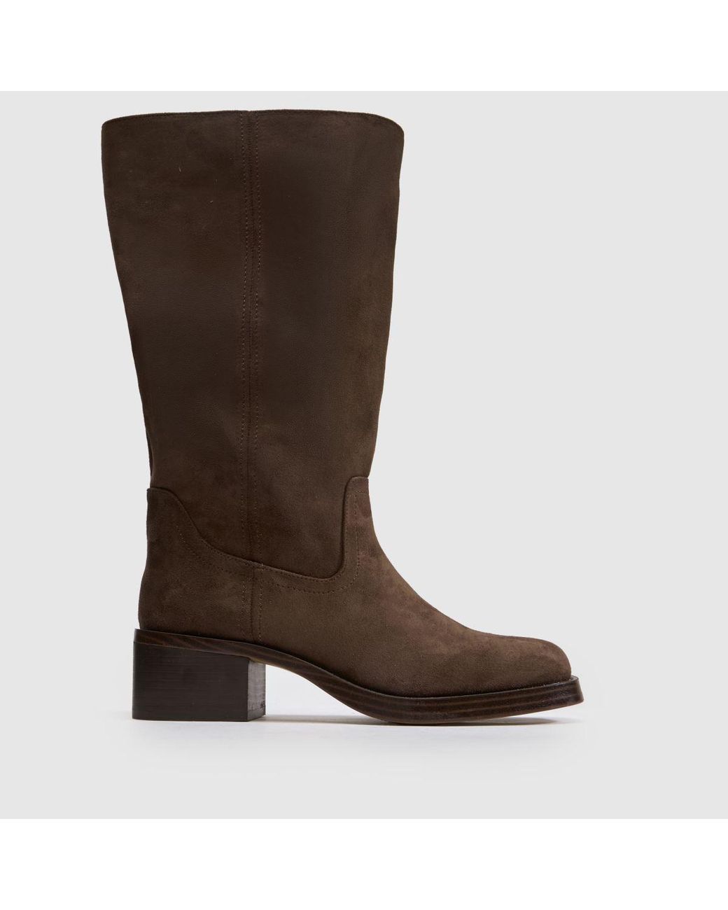 Schuh Brown Denmark Pull On Knee Boots
