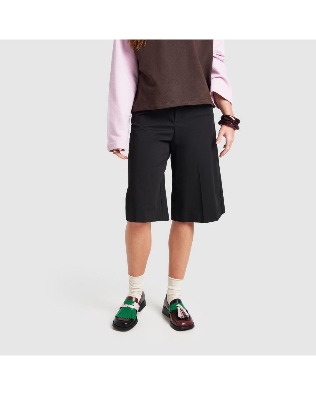 Camper Green Twins Donna Loafer Flats