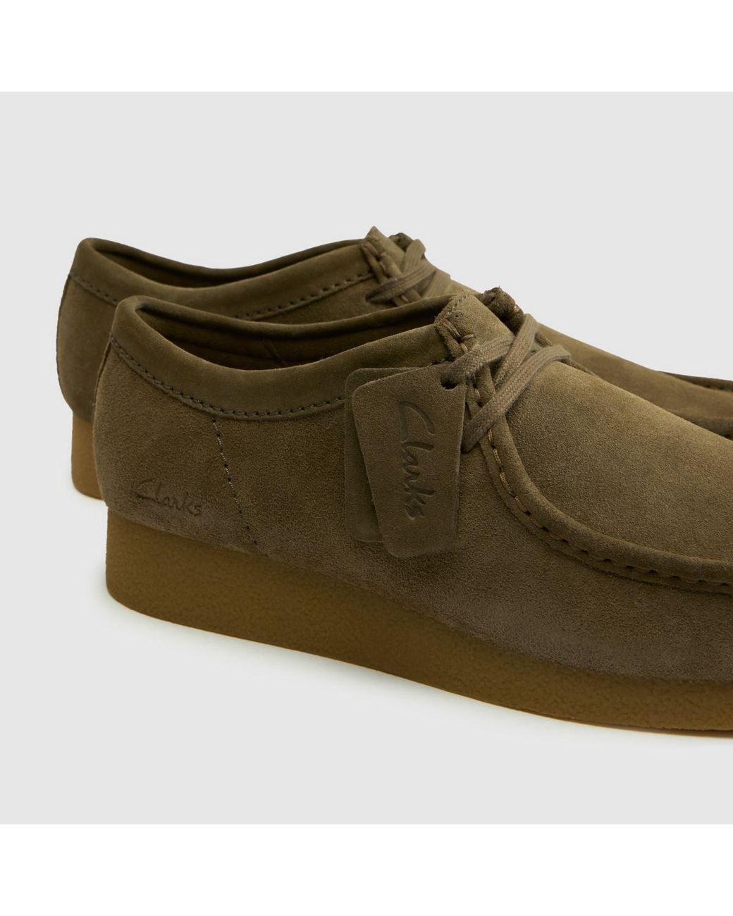 Clarks Brown Wallabee Evo Shoes for men