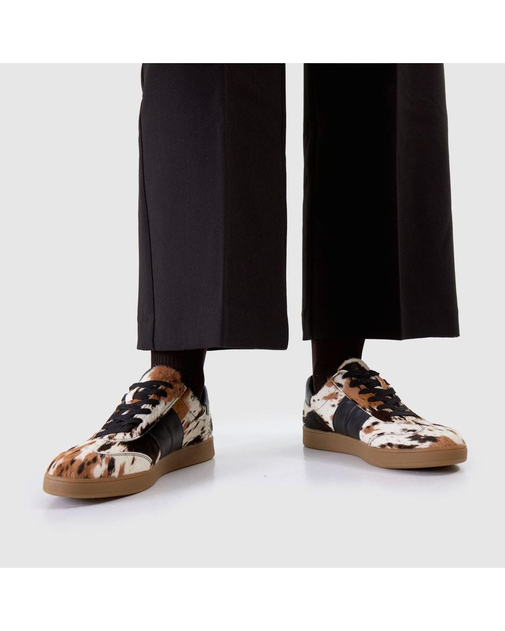 Schuh Brown Miley Leather Trainer Trainers