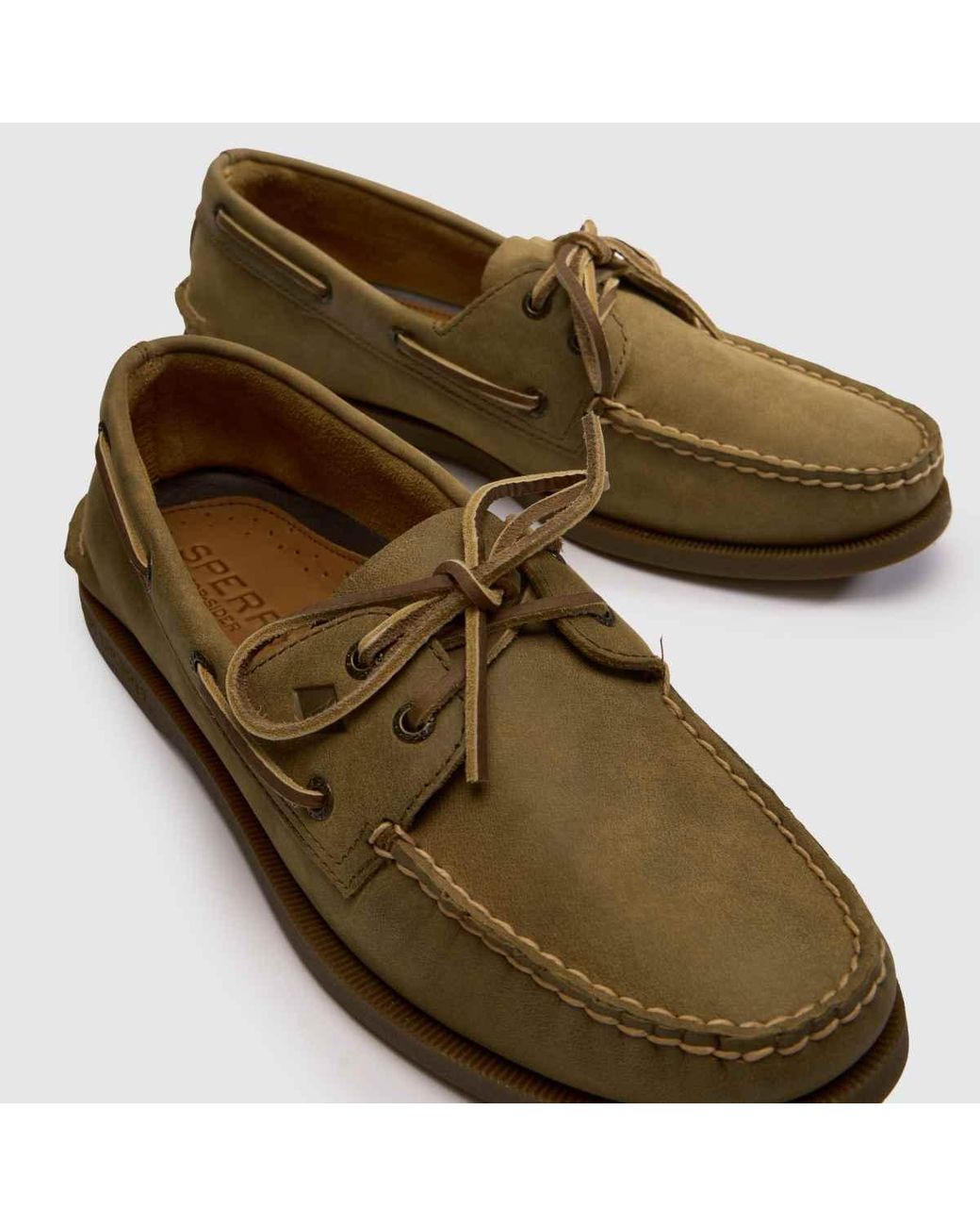 Sperry Top-Sider Brown 2 Eye Boat Shoes for men