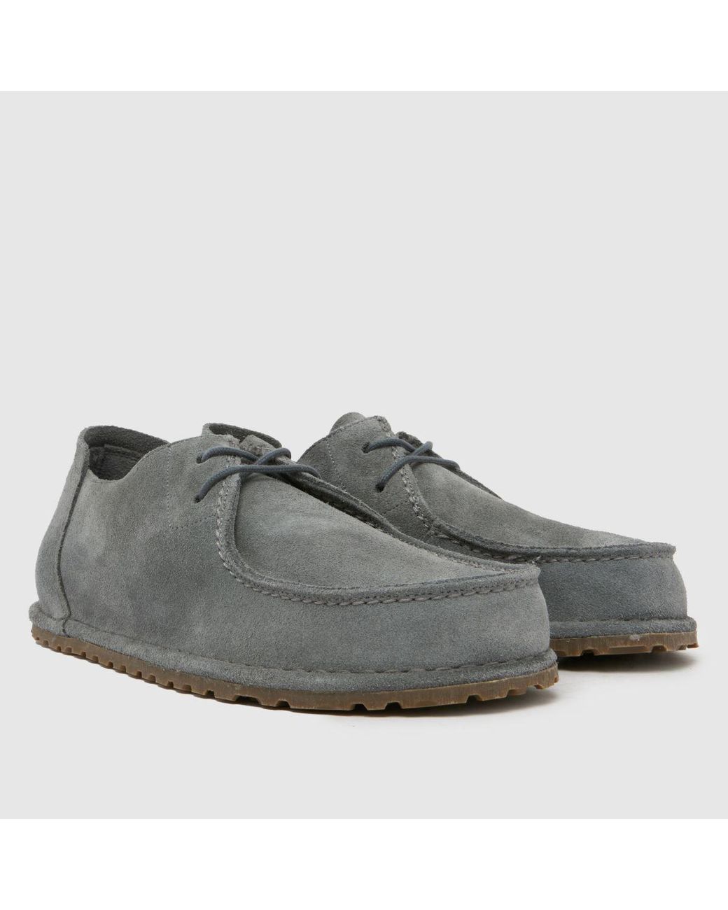 Birkenstock Gray Utti Lace Shoes for men