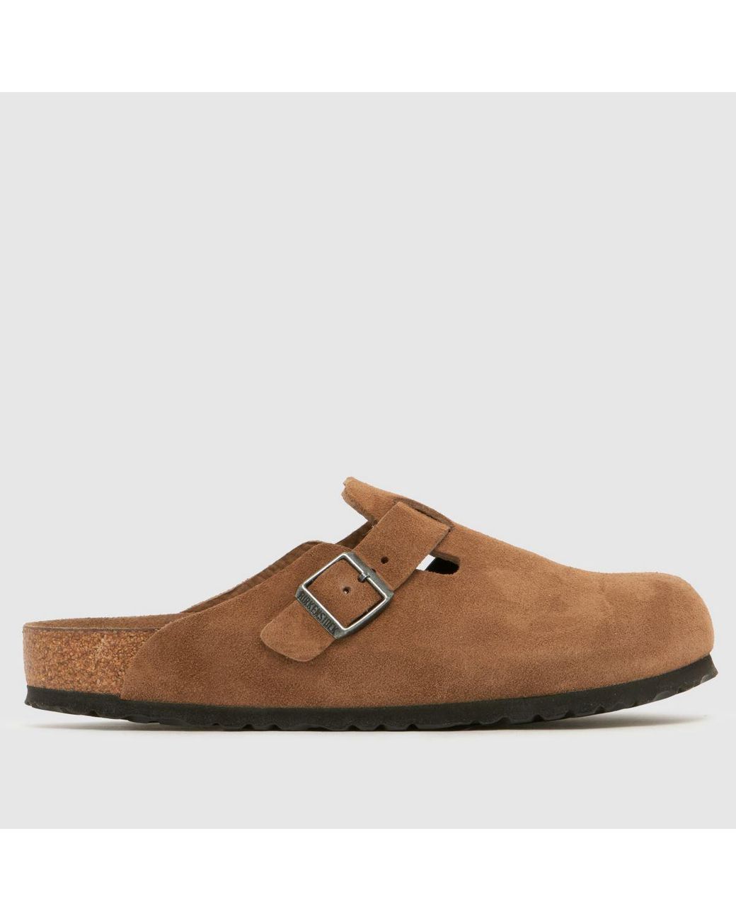 Birkenstock Brown Boston Soft Footbed Clog Sandals for men