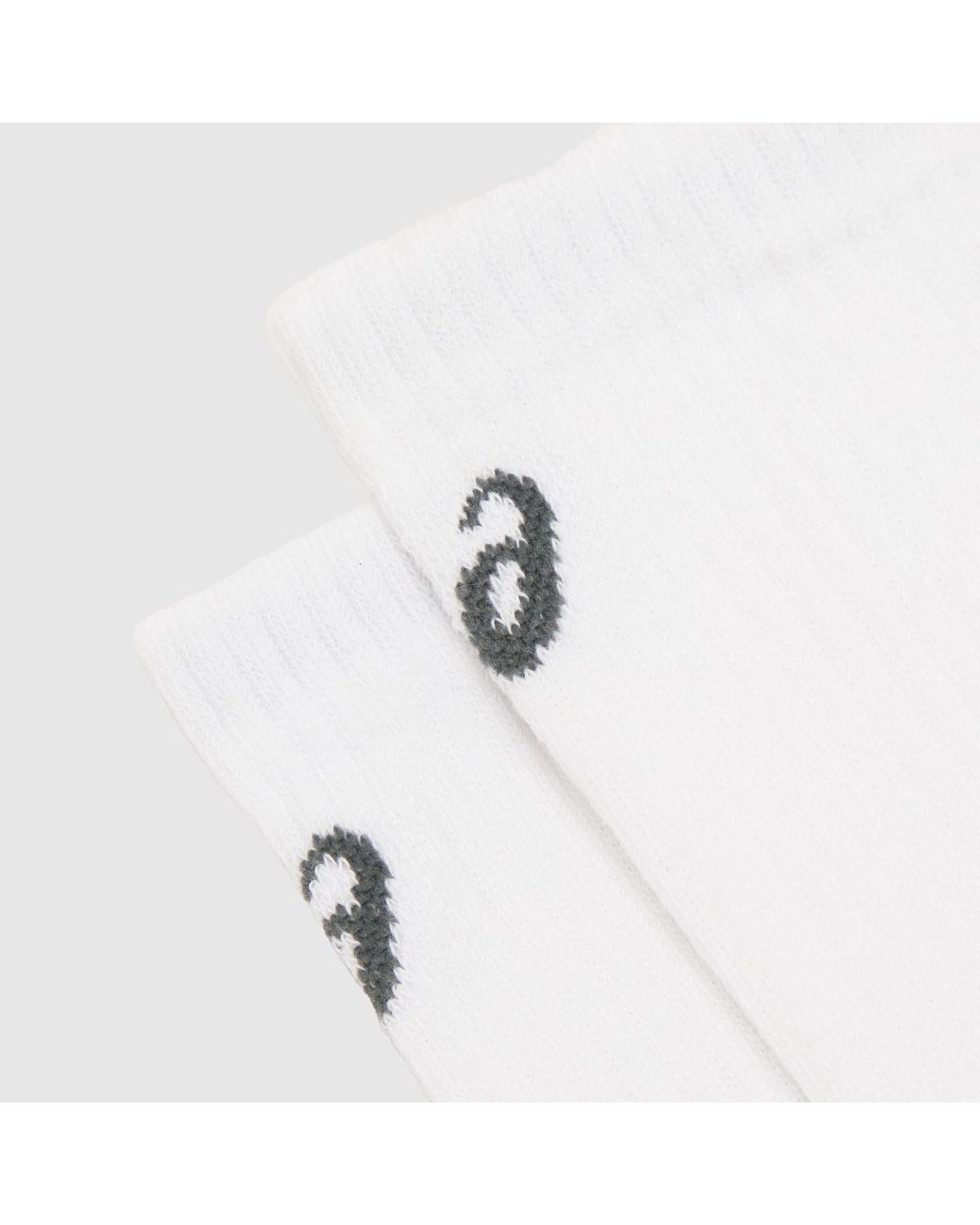 Asics White Crew Socks 3 Pack