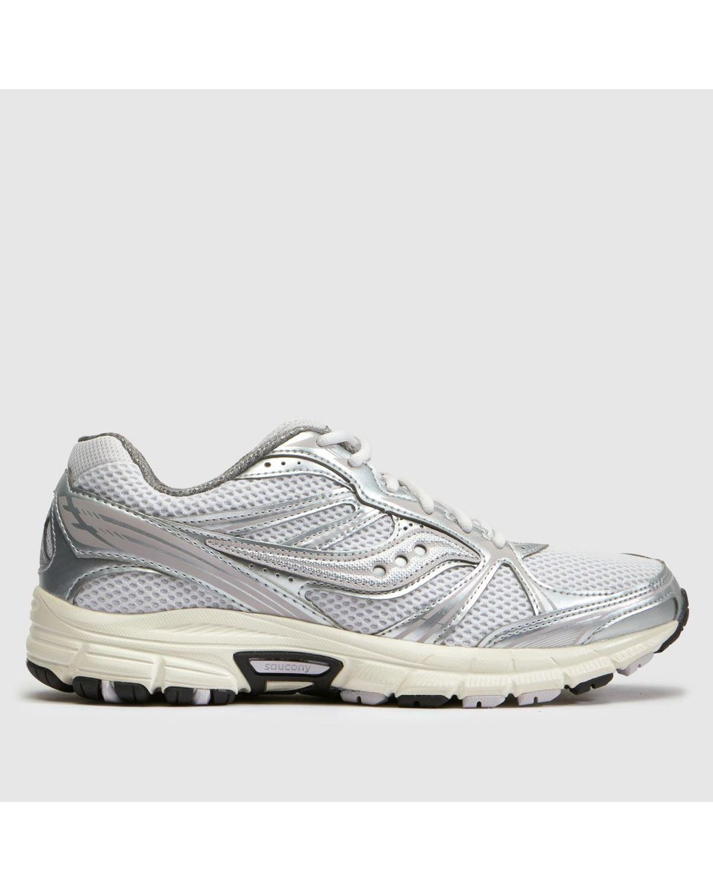 Saucony White Grid Legacy Trainers