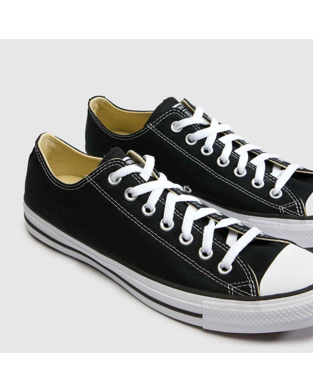 Converse Black All Star Ox Trainers for men