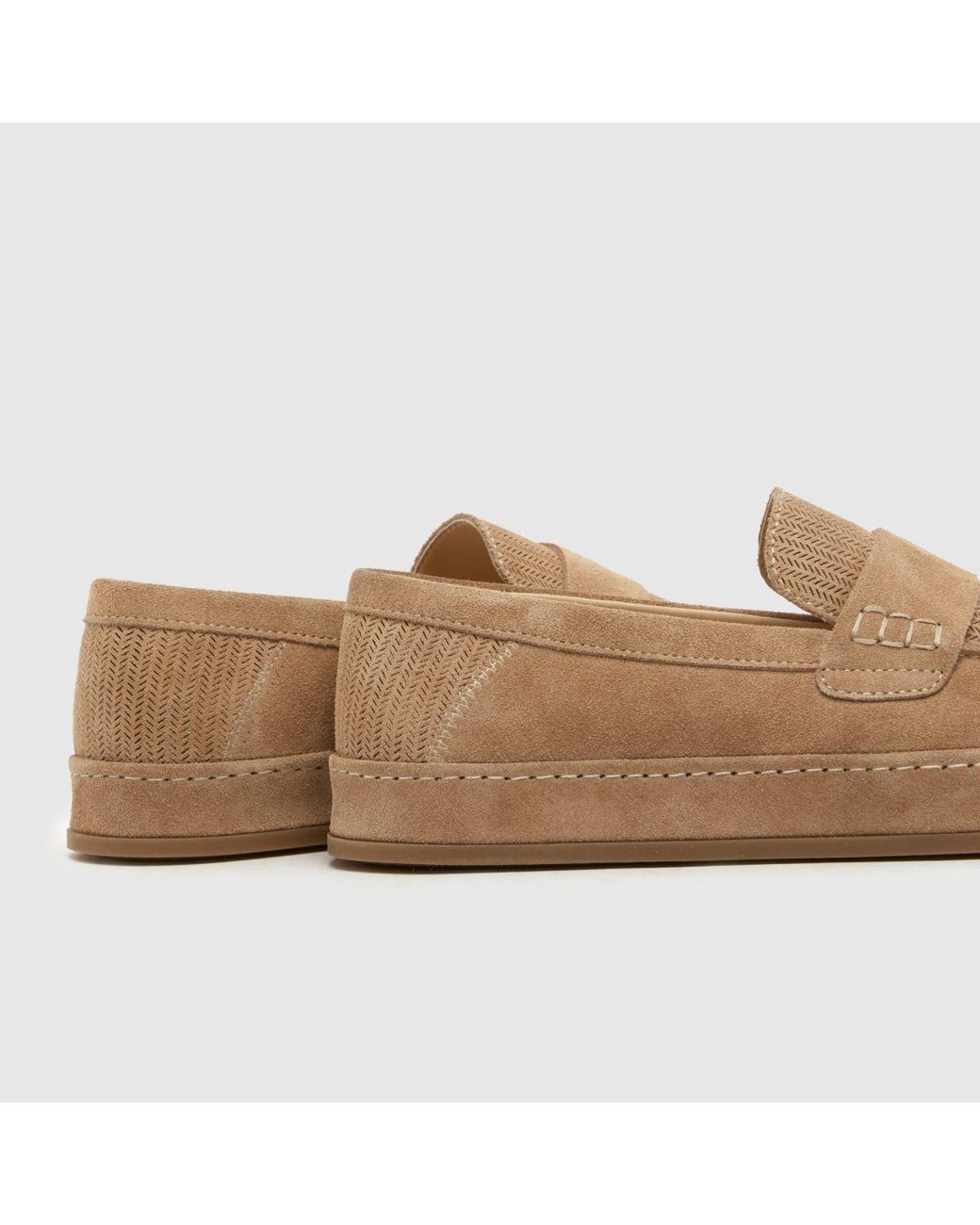 Schuh Natural Racer Suede Loafer Shoes for men