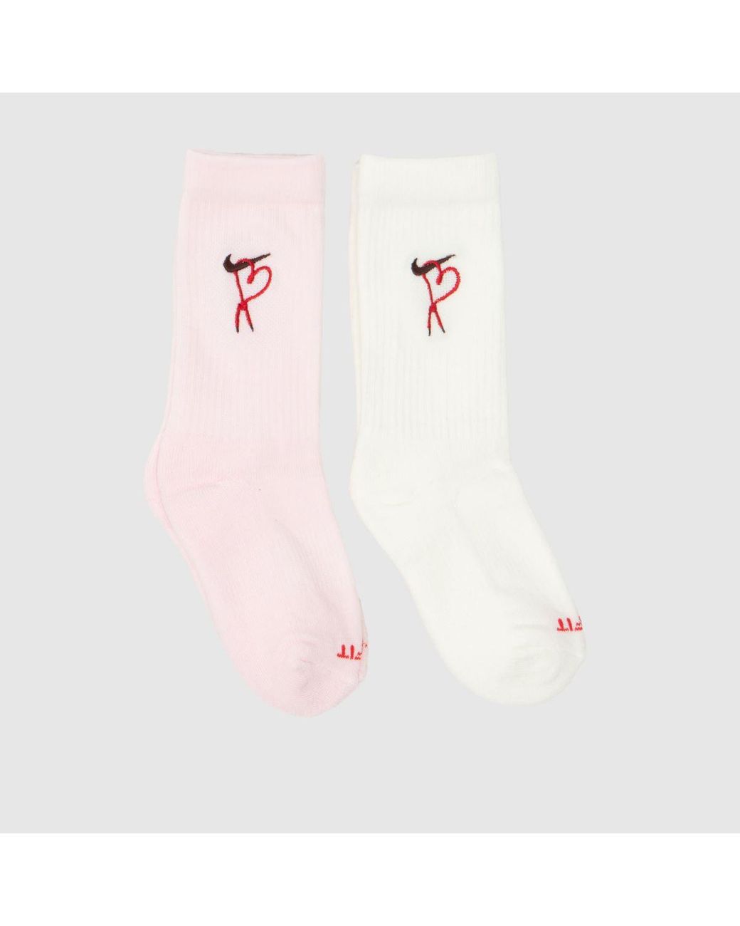 valentine nike socks
