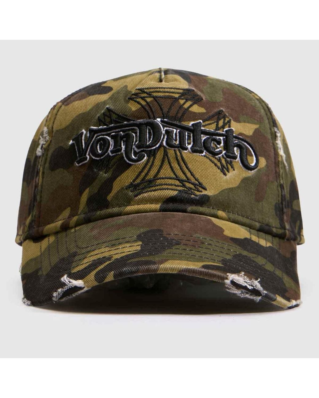 Von Dutch Green Camo Trucker Cap