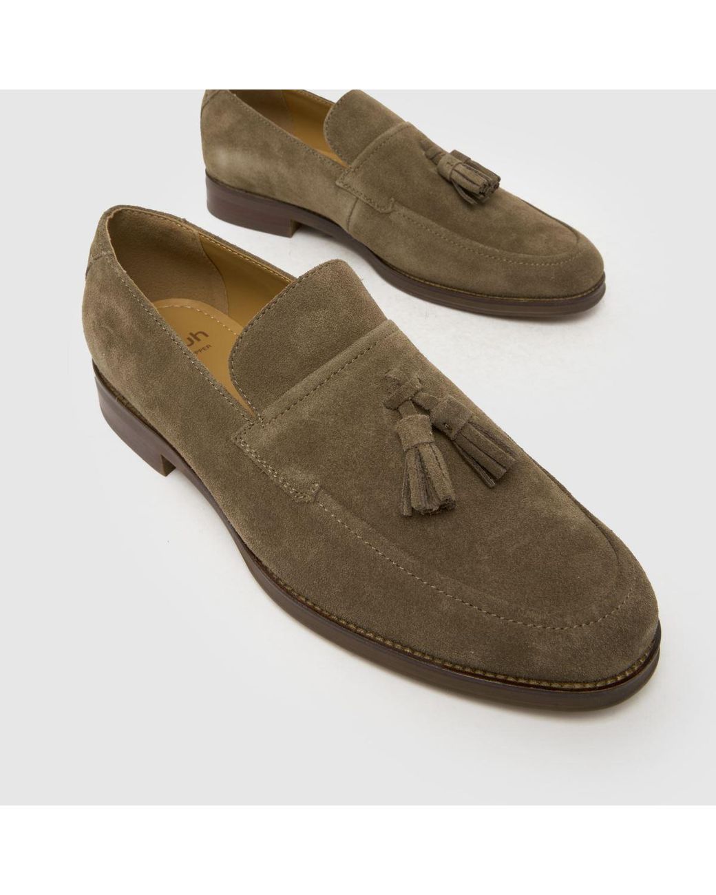 Schuh Green Ronen Suede Loafer Shoes for men