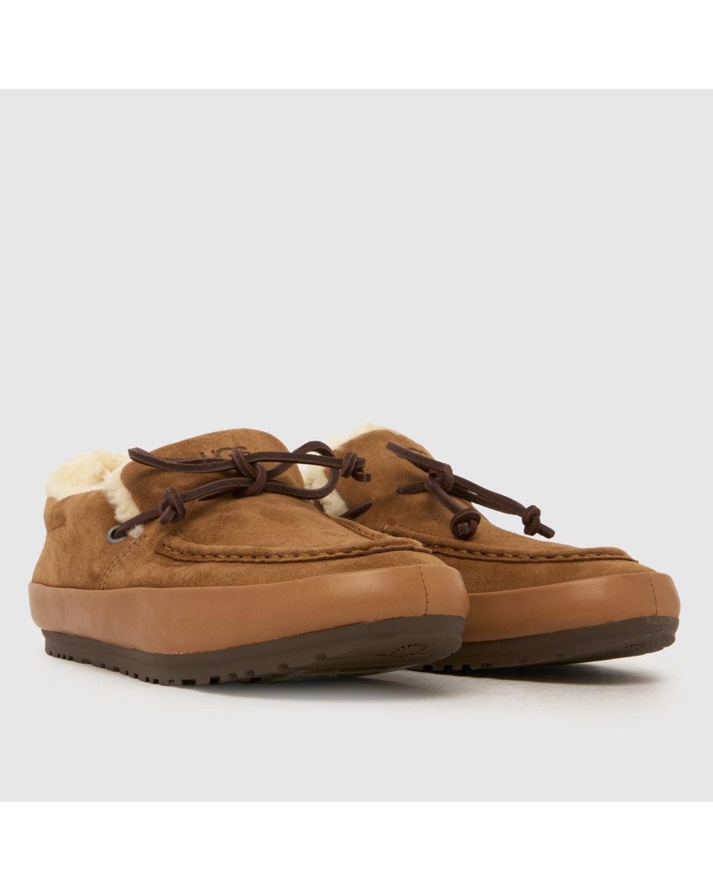 Ugg Brown Quill Slip-On Slippers