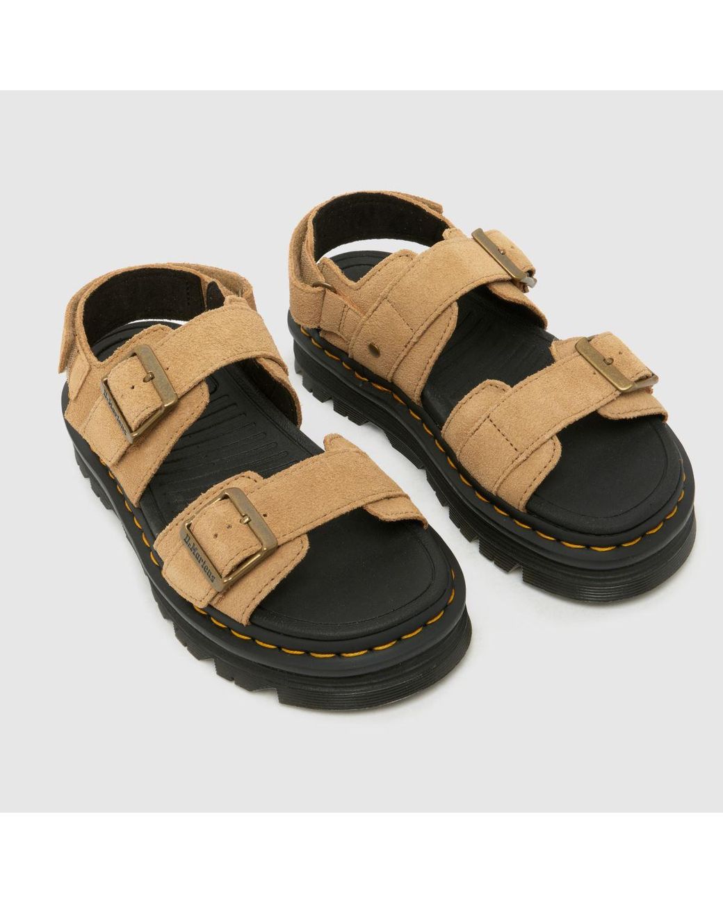 Dr. Martens Brown Zebzag Sandals