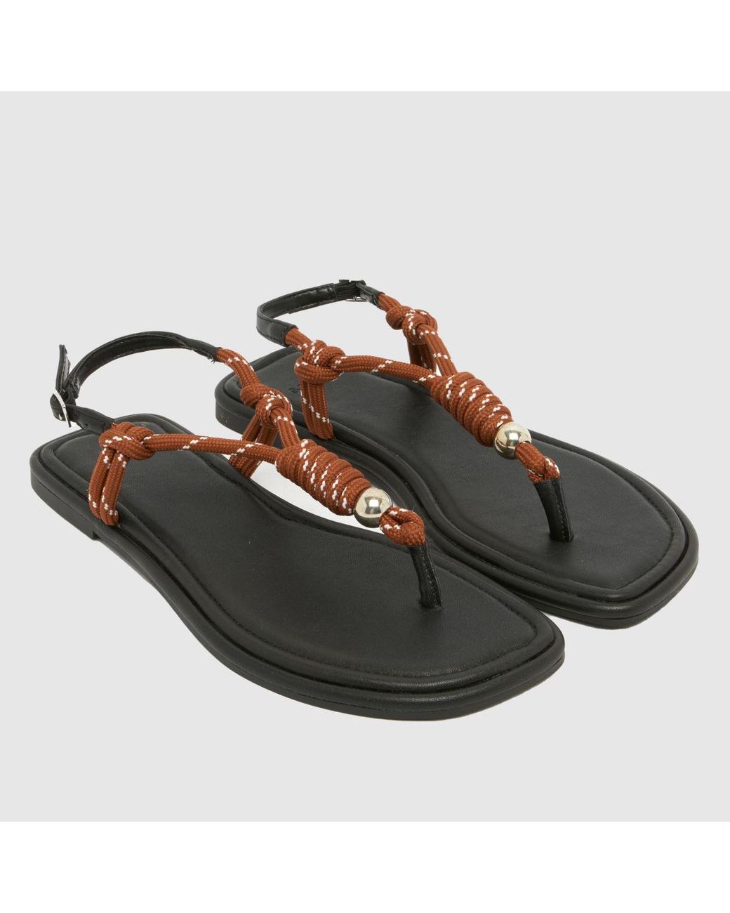 Schuh Brown Talisha Rope Sandals