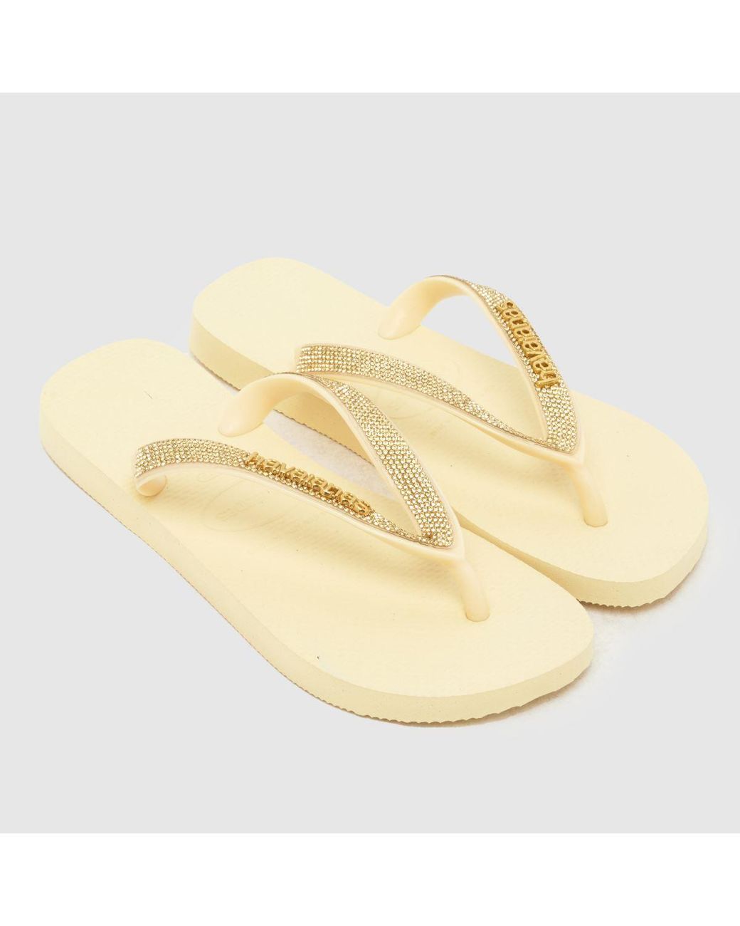 Havaianas Metallic Top Glow Flip Sandals
