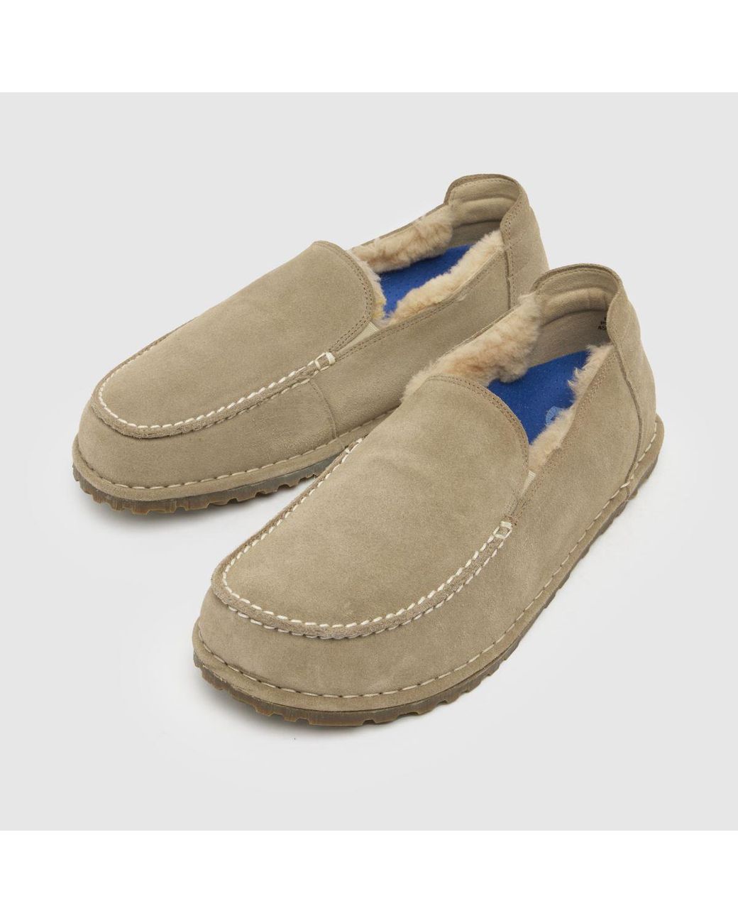 Birkenstock Natural Utti Shearling Shoes for men