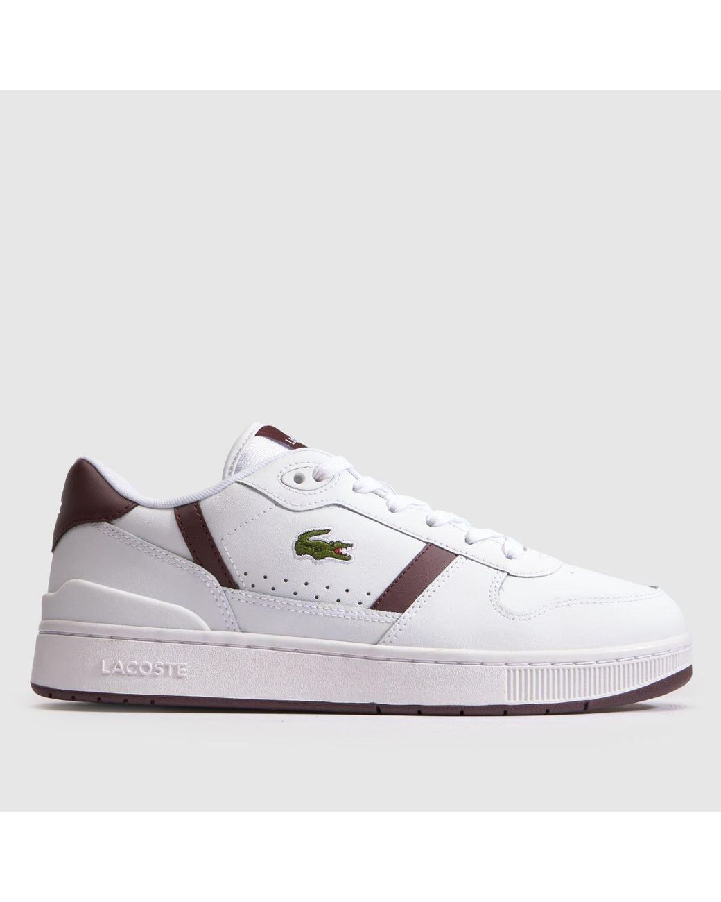 Lacoste White T-Clip Trainers for men