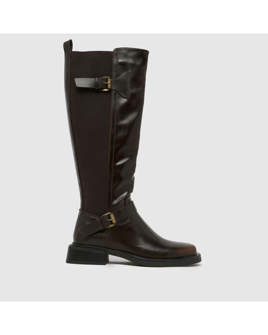 SIMMI Black Dilly Knee High Riding Boots