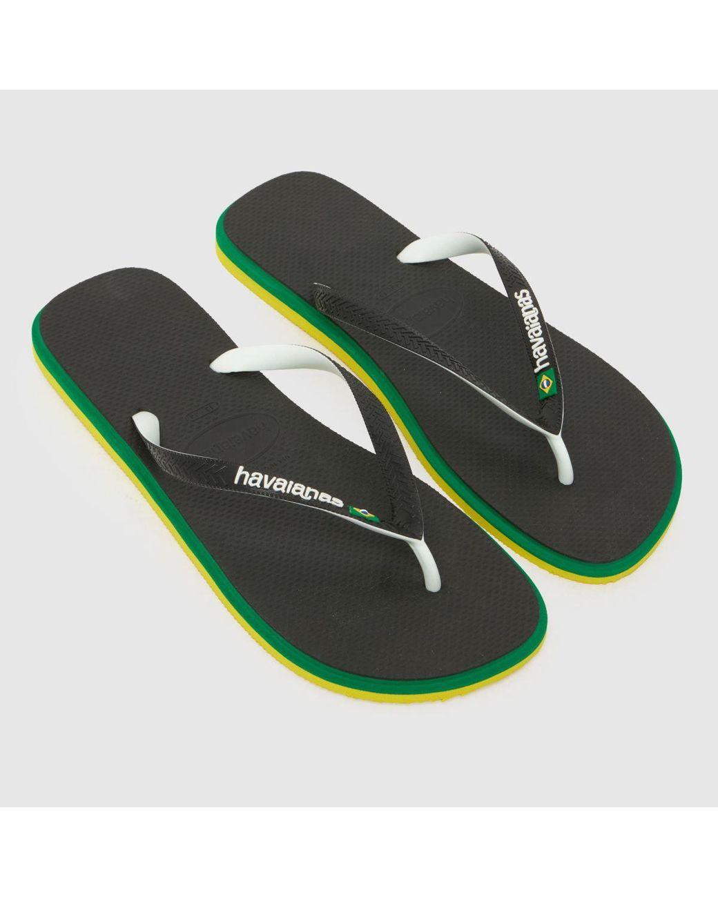 Havaianas Green Brasil Twist Flip Sandals for men