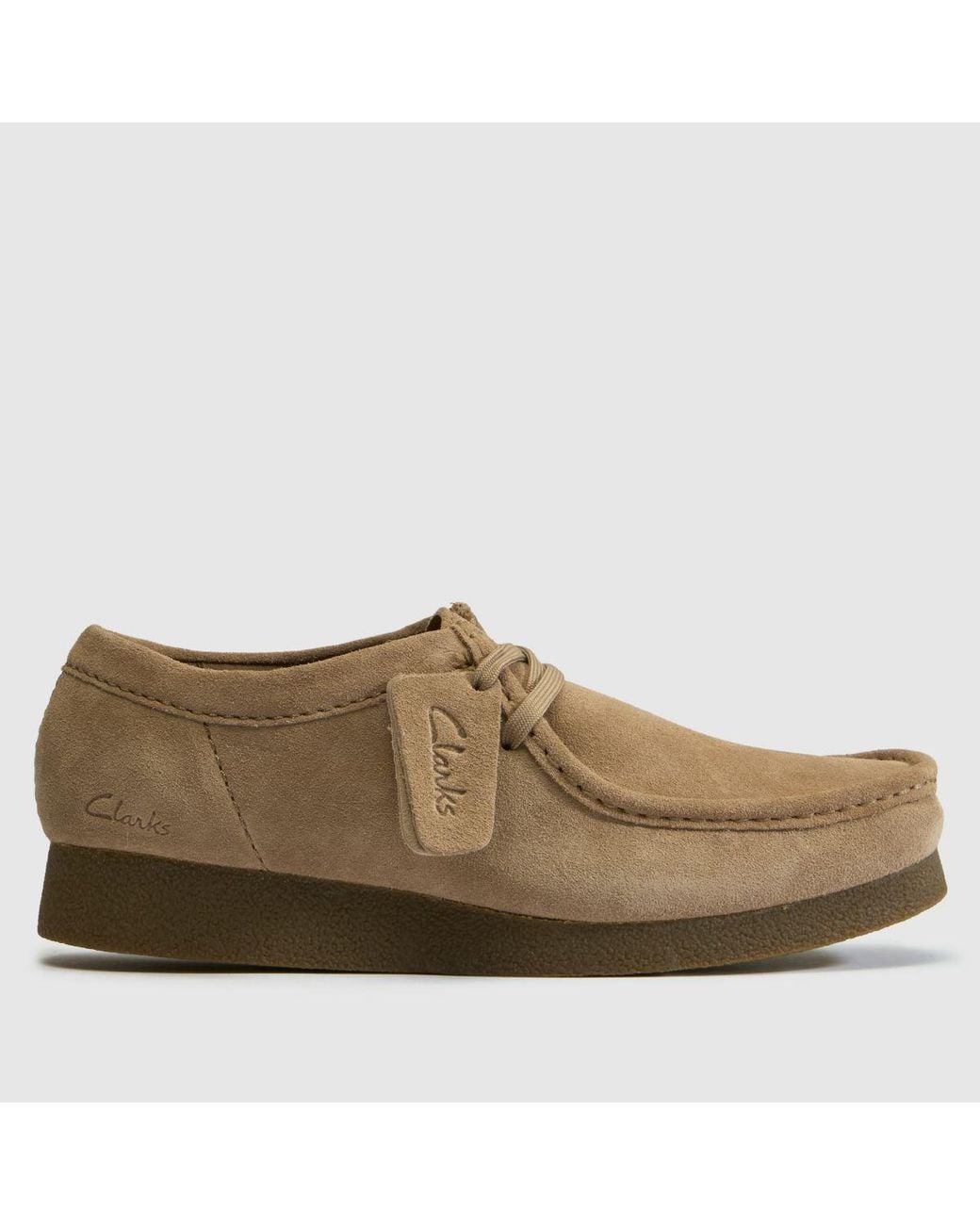 Clarks Brown Wallabee Evo Shoes for men