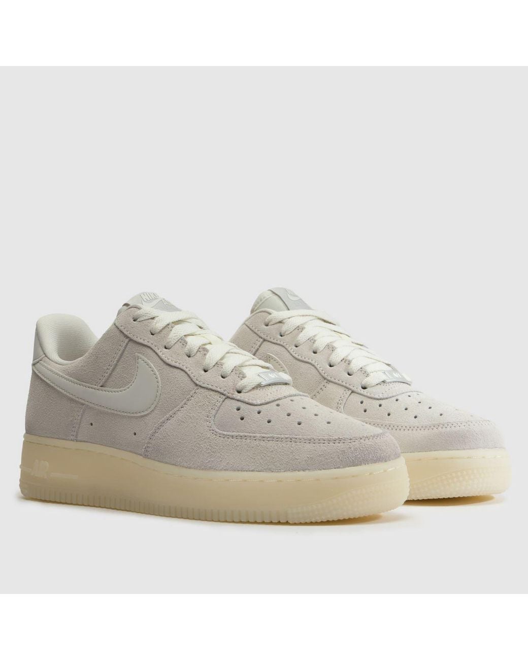 Nike Gray Air Force 1 Trainers