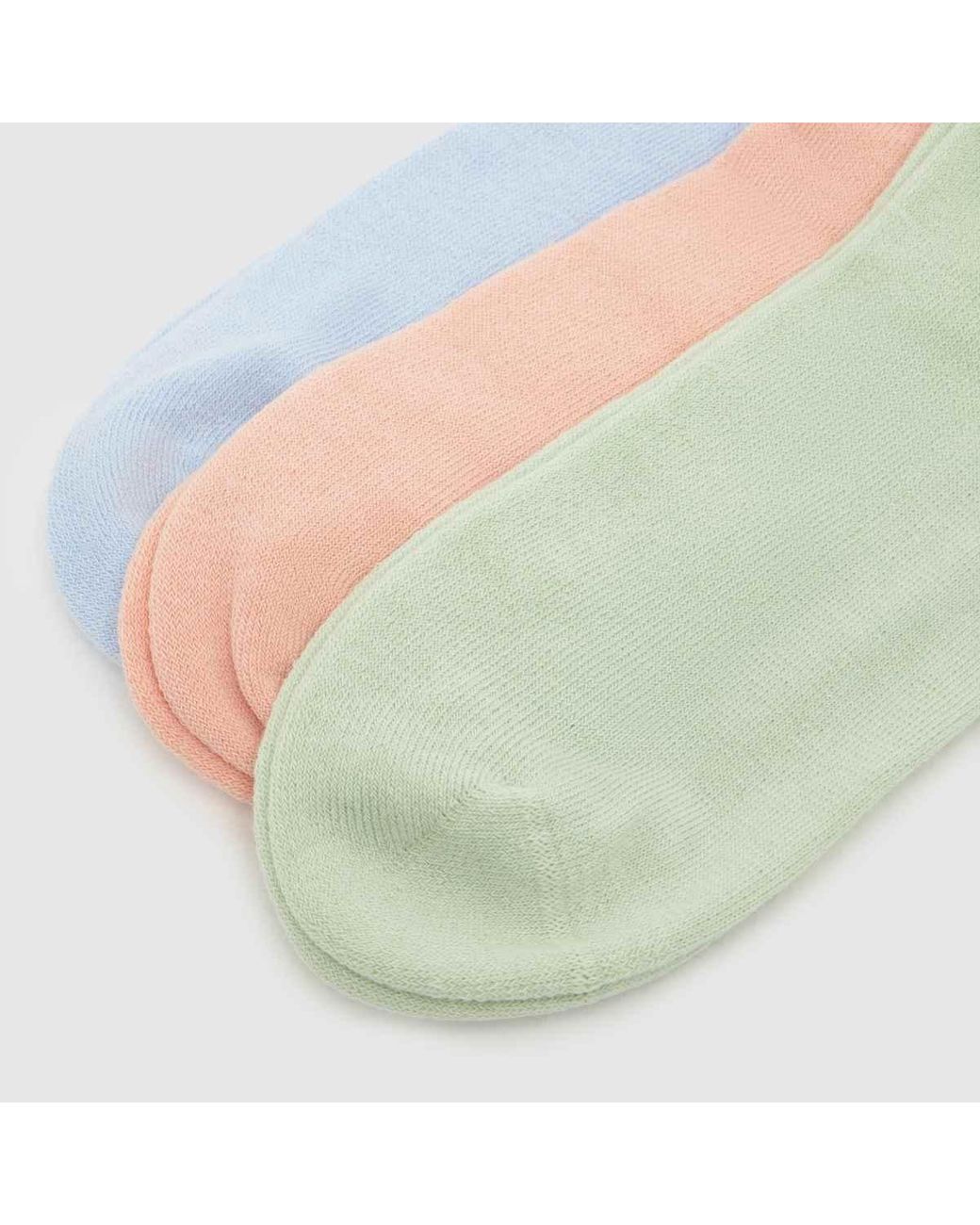 Adidas Blue Ankle Pastel Socks 6 Pk