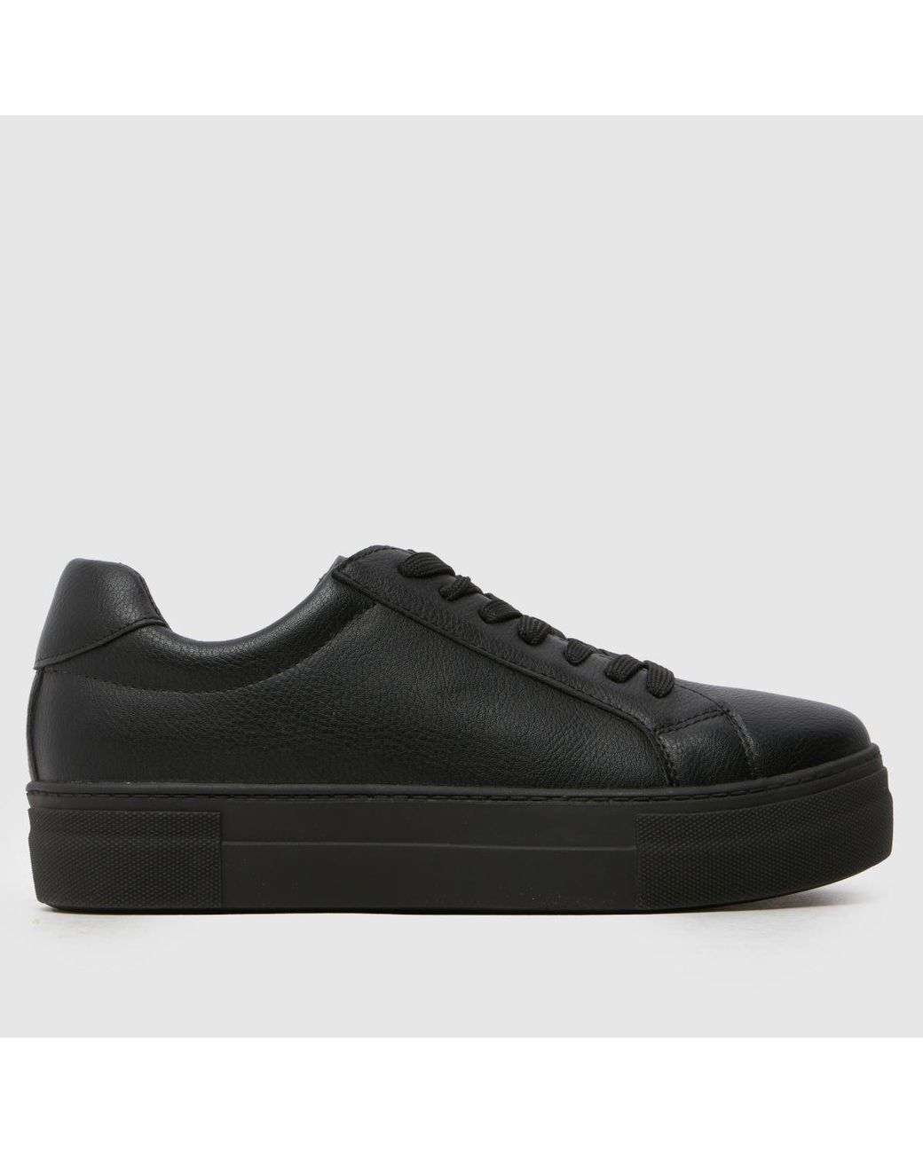 Schuh Black Marley Platform Trainers