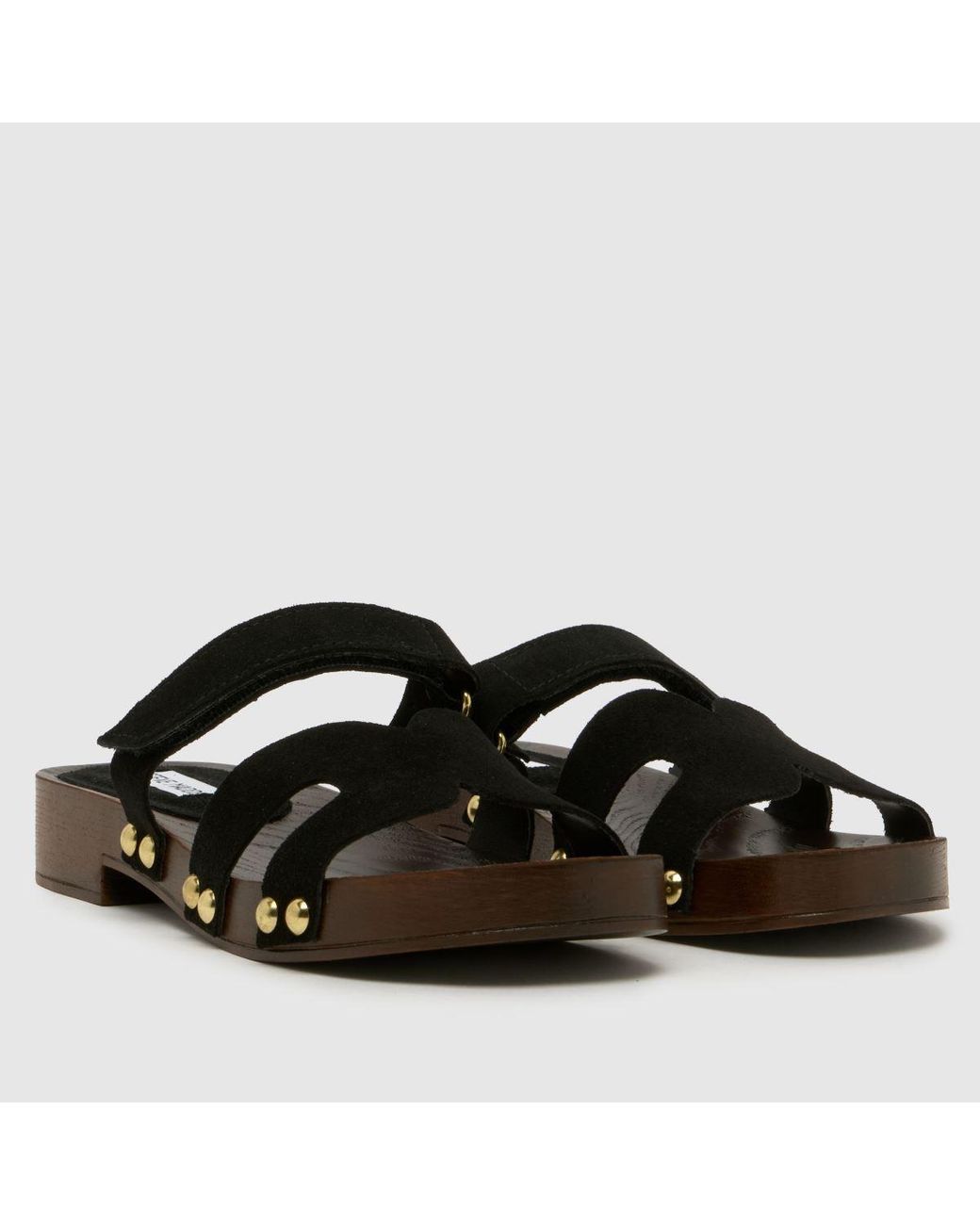 Steve Madden Black Canal Sandals