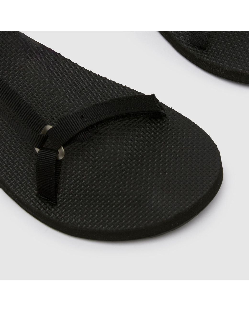 Teva Black Original Universal Slim Sandals