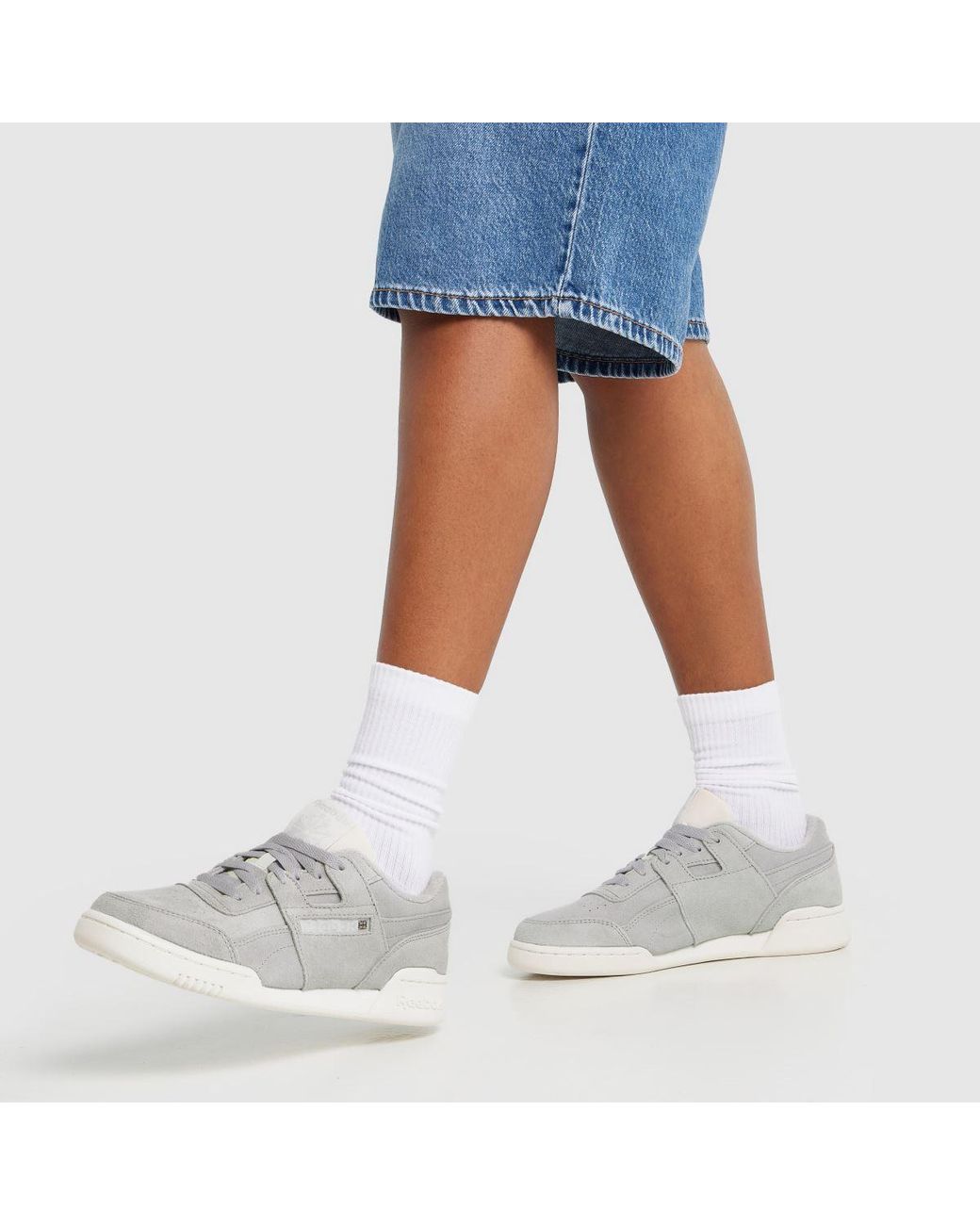 Reebok White Workout Plus Trainers