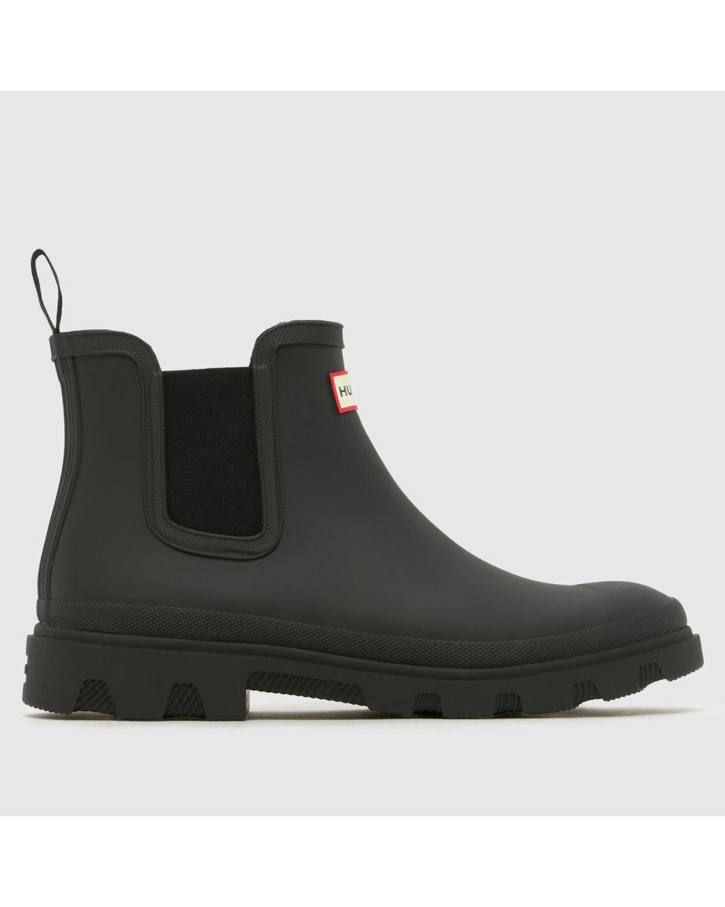 Hunter Black Downpour Chelsea Boots for men