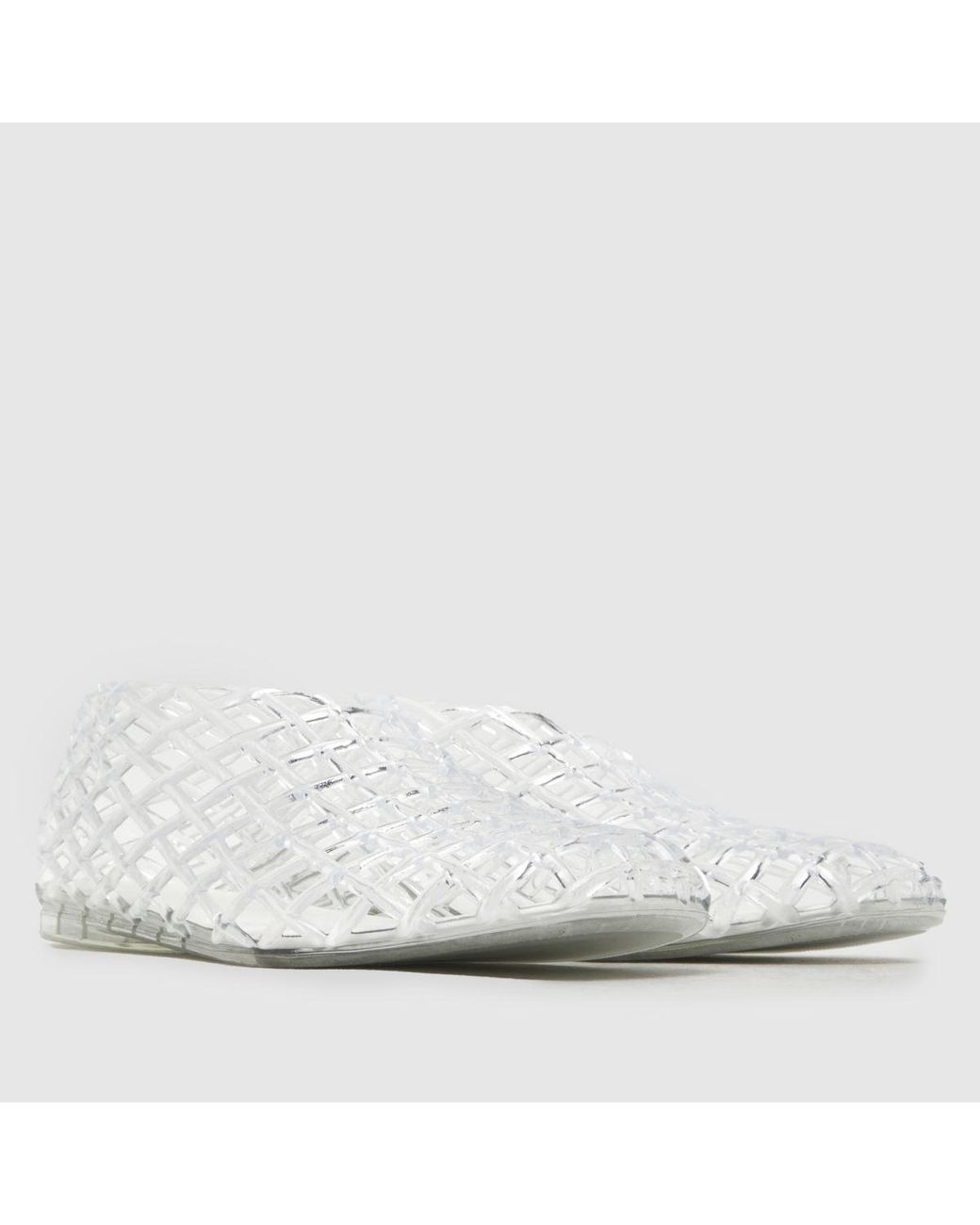 Schuh White Terrel Jelly Flats