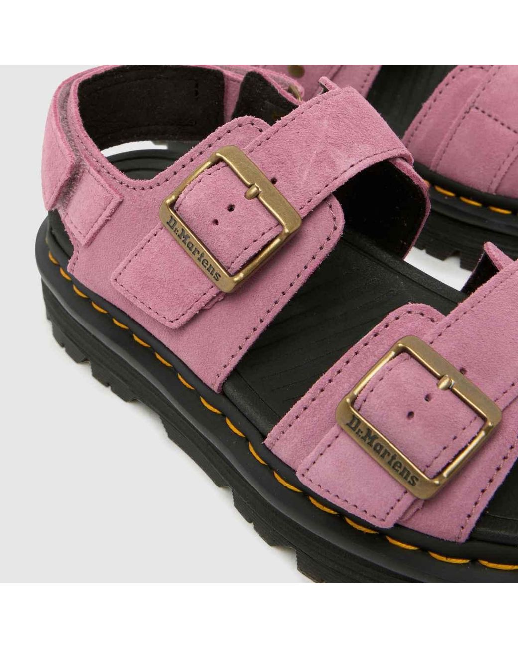 Dr. Martens Pink Zebzag Sandals