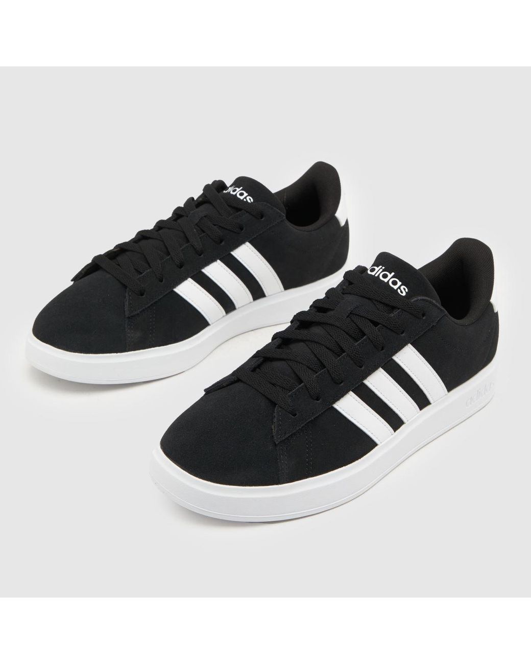 Adidas black suede clearance trainers