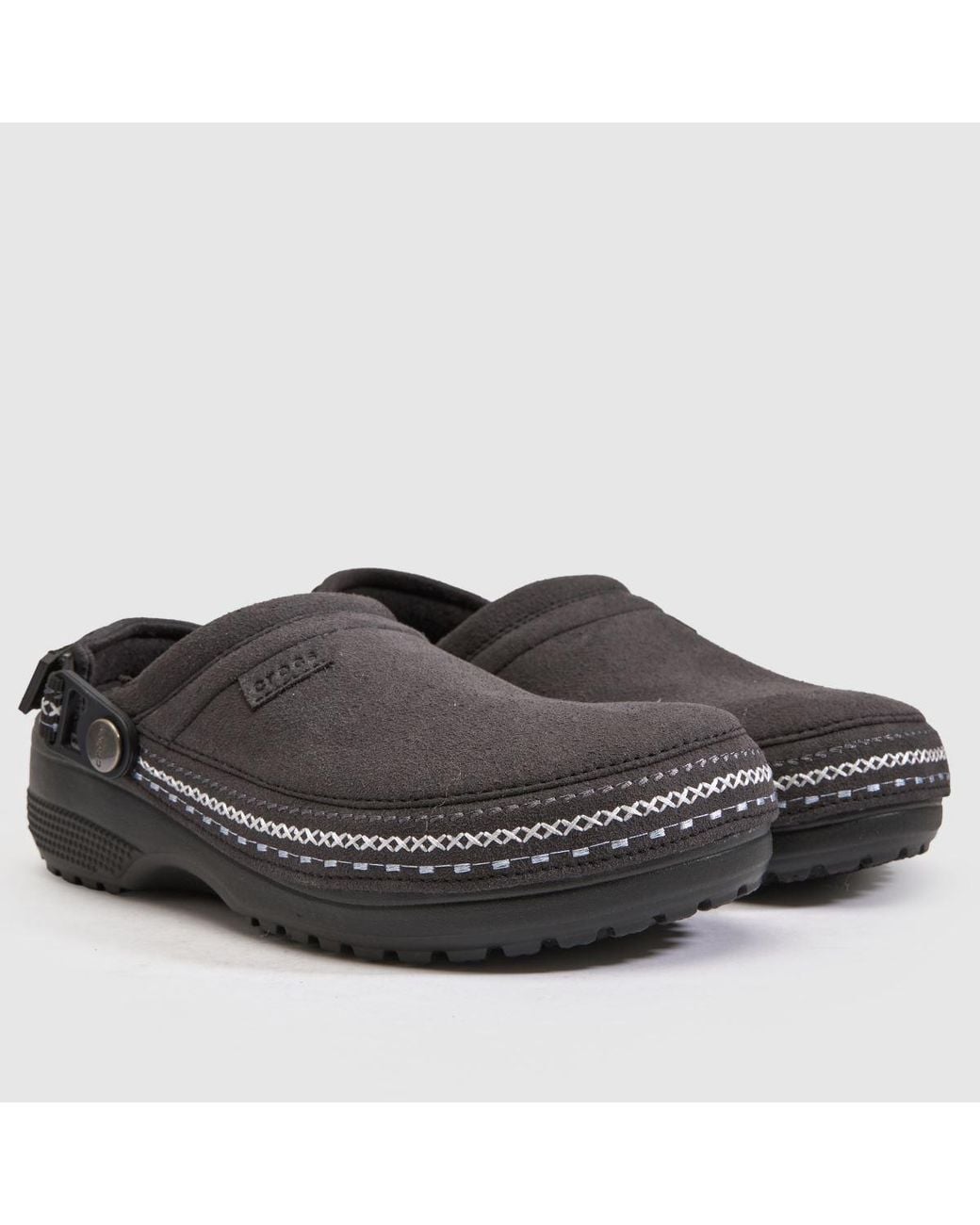 CROCSTM Black Classic Crafted Clog Sandals