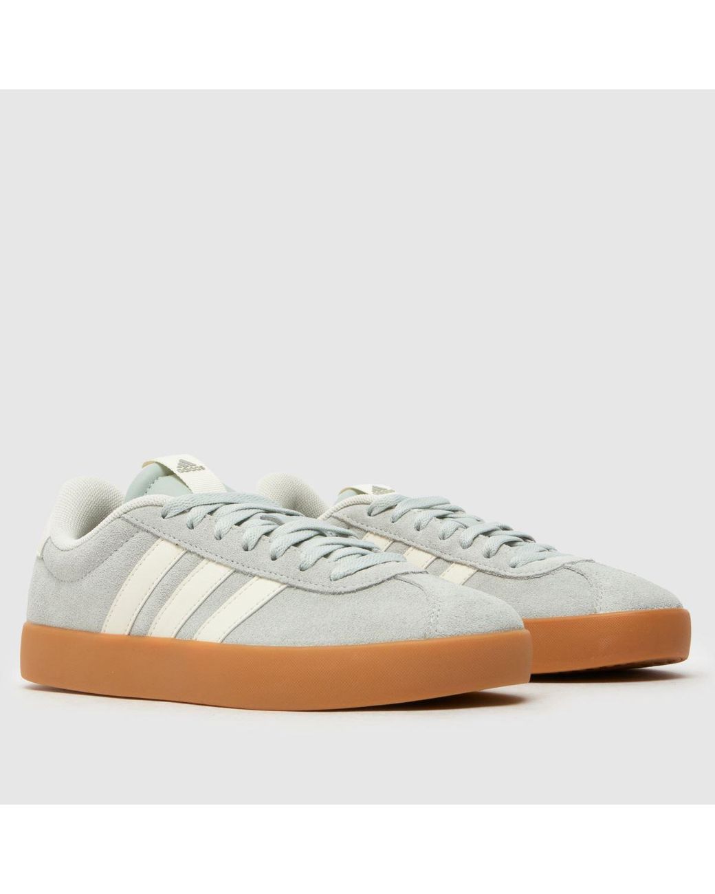 Adidas White Vl Court 3.0 Trainers