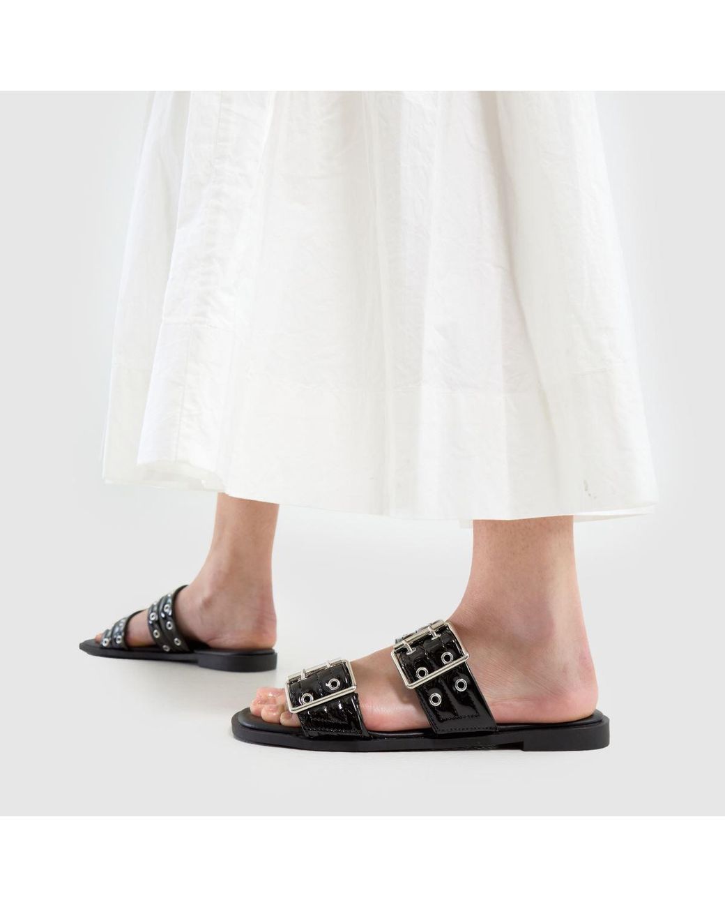 Schuh Black Tenika Mule Sandals