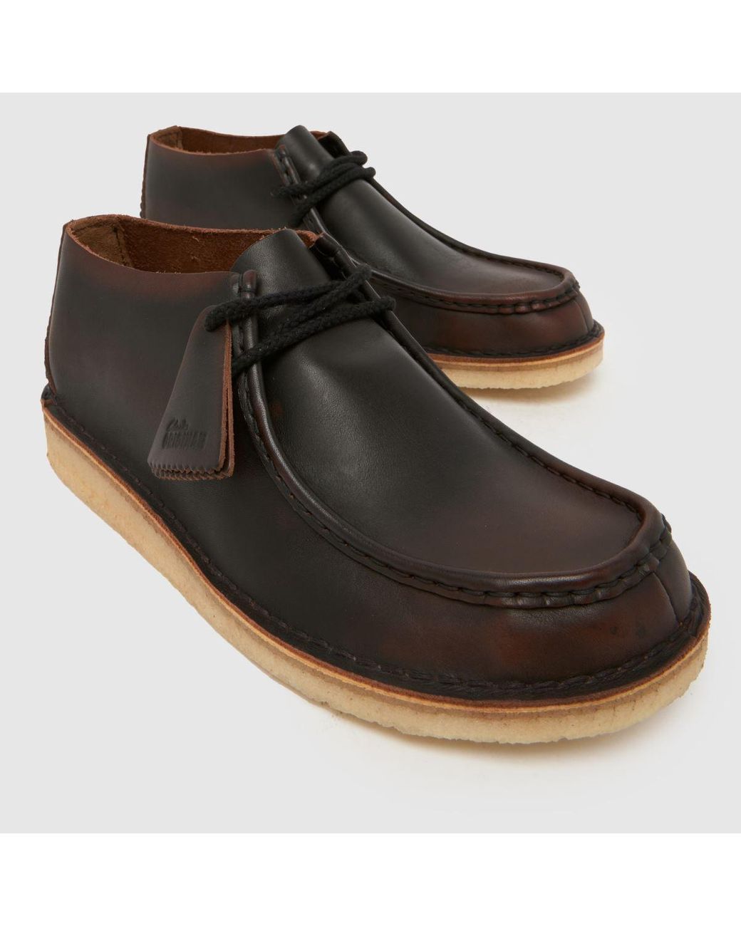 Clarks Brown Desert Nomad Shoes for men