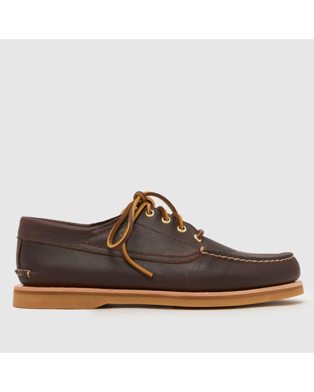Timberland Brown Crafted Boat Shoes for men