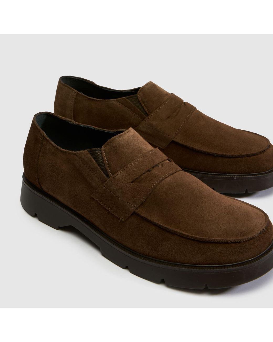 Kleman Brown Nomade Vv Slip On Shoes for men