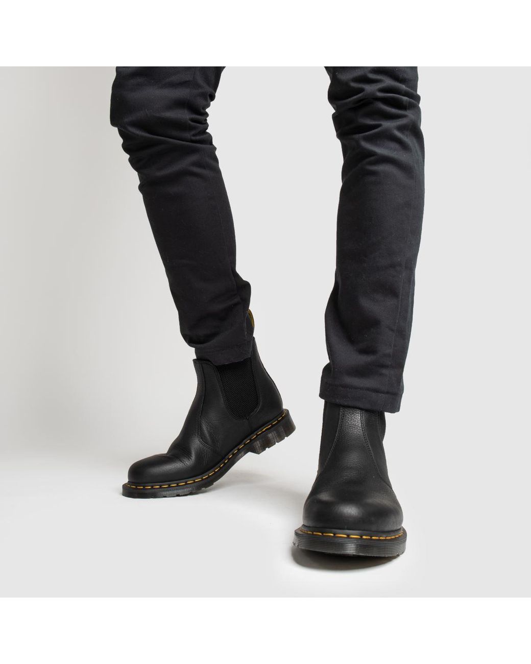 Dr. Martens Leather 2976 Ambassador Chelsea Boots in Black for Men | Lyst UK