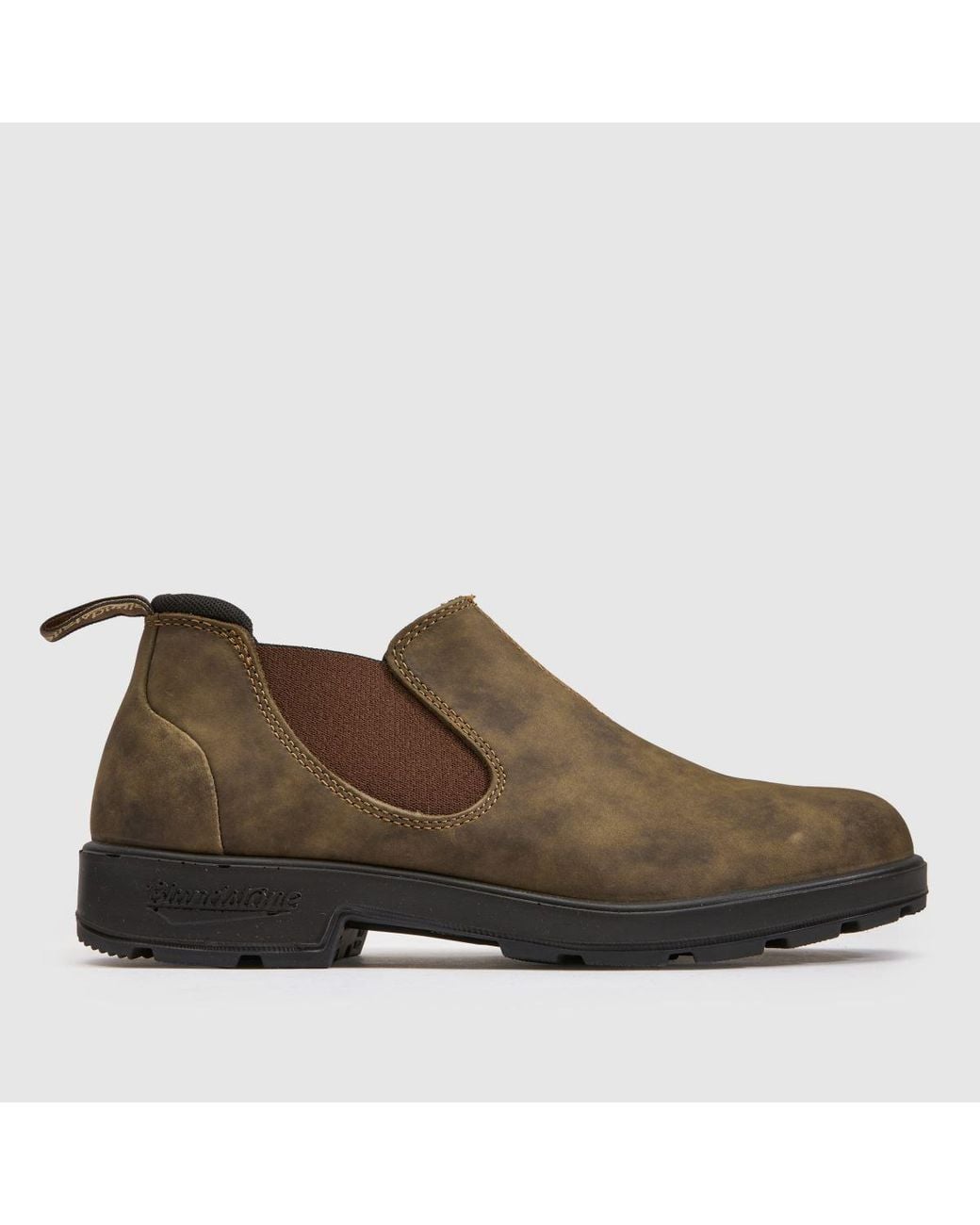 Blundstone Brown Low Chelsea Boots for men