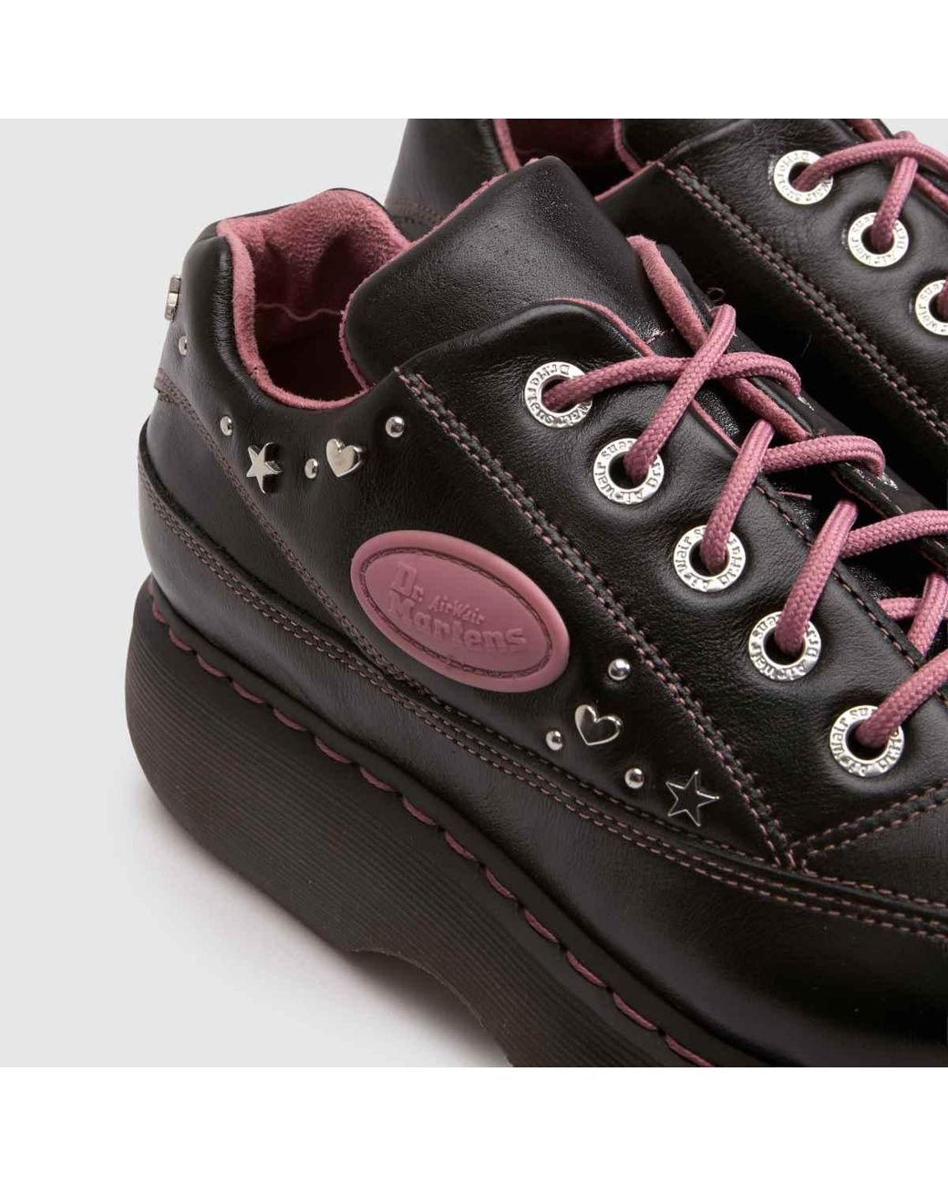 Dr. Martens Black Buzz Flats